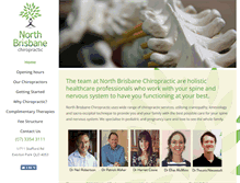 Tablet Screenshot of northbrisbanechiropractic.com